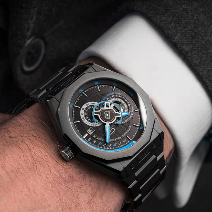 Bonest Gatti BG8601-S6 Black Speed Series Automatic Watch