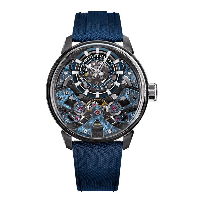 Bonest Gatti BG4002-R1 Blue Exoskeleton Series Automatic Watch