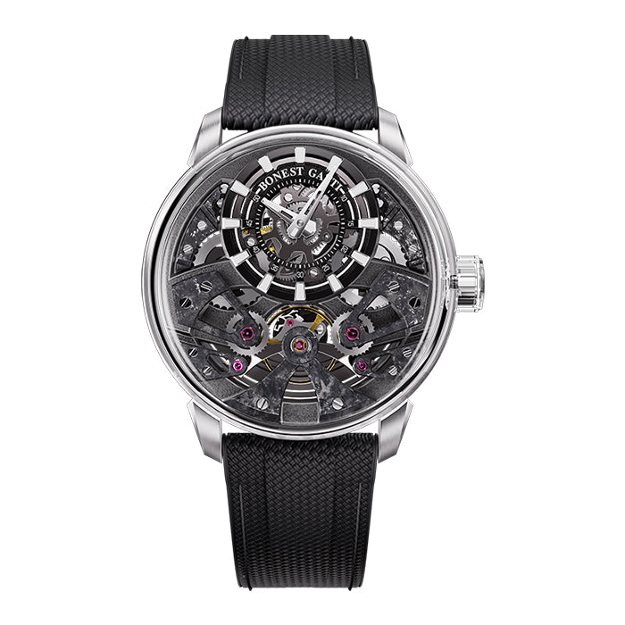 Bonest Gatti BG4002-R2 Black Exoskeleton Series Automatic Watch