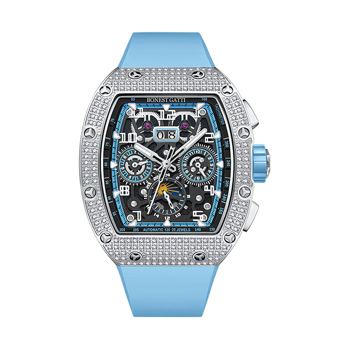 Bonest Gatti BG5004-R4 Blue Chronograph Series Automatic Watch