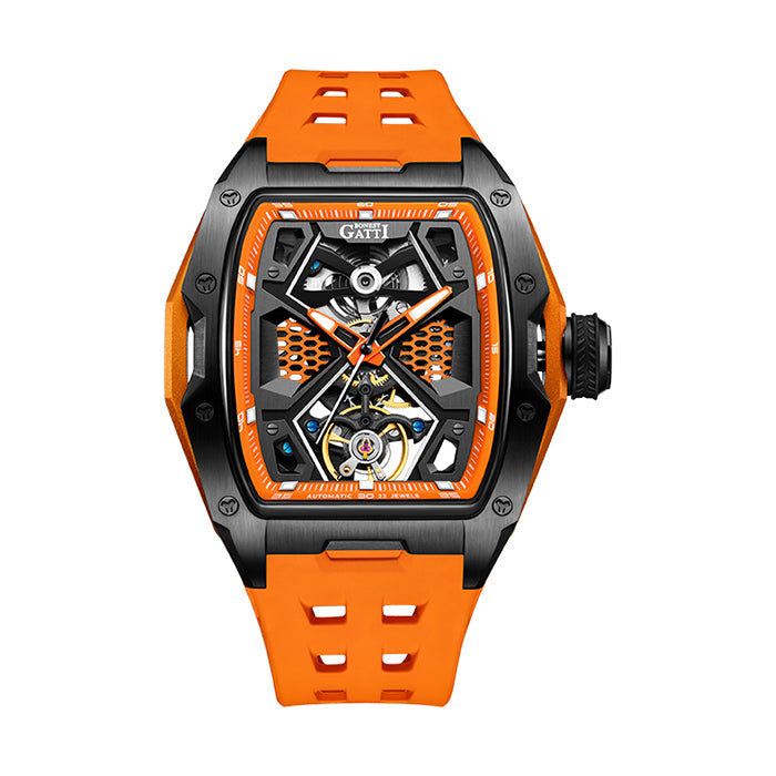 Bonest Gatti BG5501-A2 Orange Top Speed Series Automatic Watch