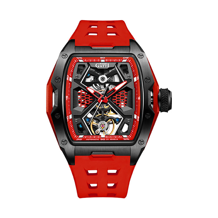 Bonest Gatti BG5501-A3 Red Top Speed Series Automatic Watch