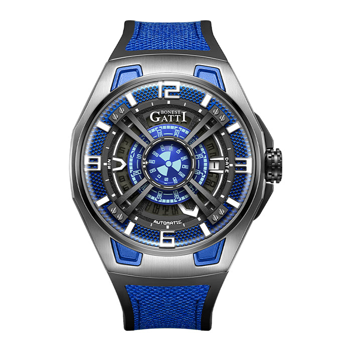 Bonest Gatti BG5803-A2 Blue Cosmos Series Automatic Watch