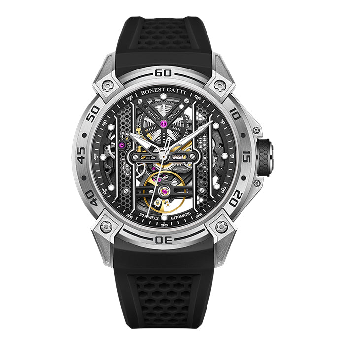 Bonest Gatti BG5805-A2 Silver Sword Series Automatic Watch