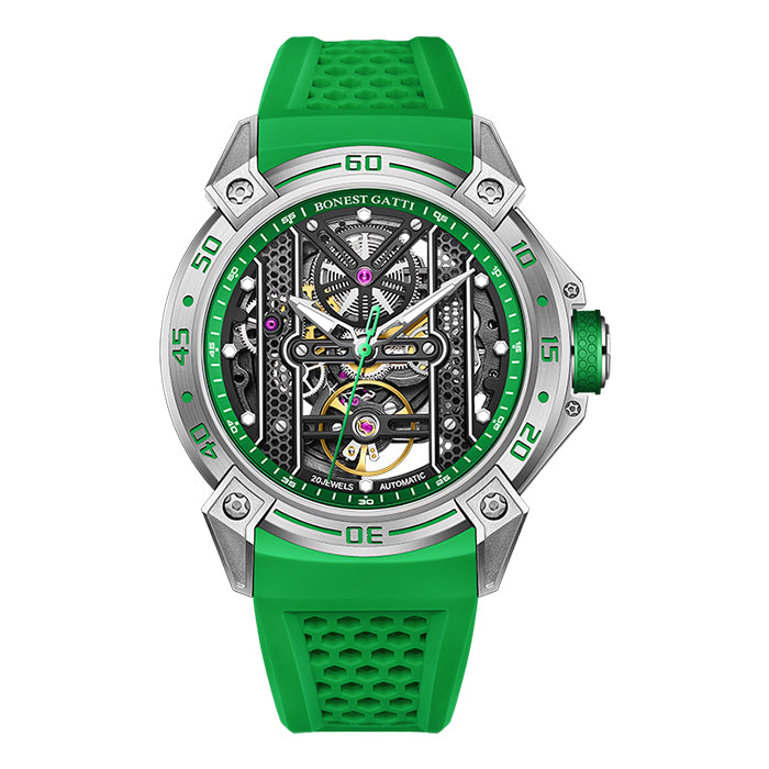 Bonest Gatti BG5805-A3 Green Sword Series Automatic Watch