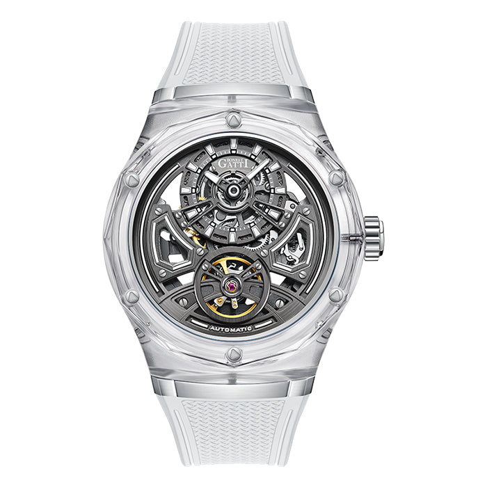 Bonest Gatti BG5807-A2 White Crystal Series Automatic Watch