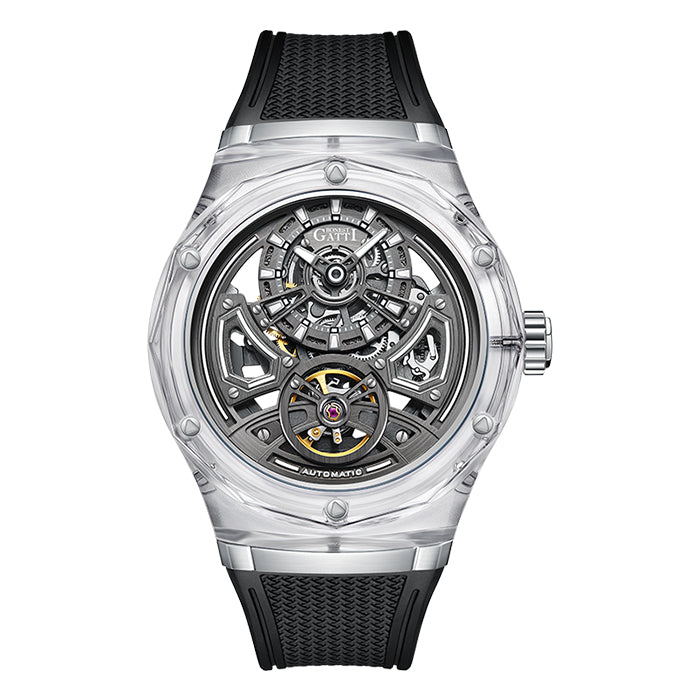 Bonest Gatti BG5807-A3 Silver Crystal Series Automatic Watch