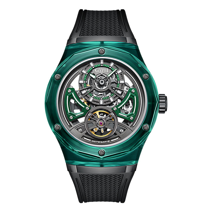 Bonest Gatti BG5807-A4 Green Crystal Series Automatic Watch