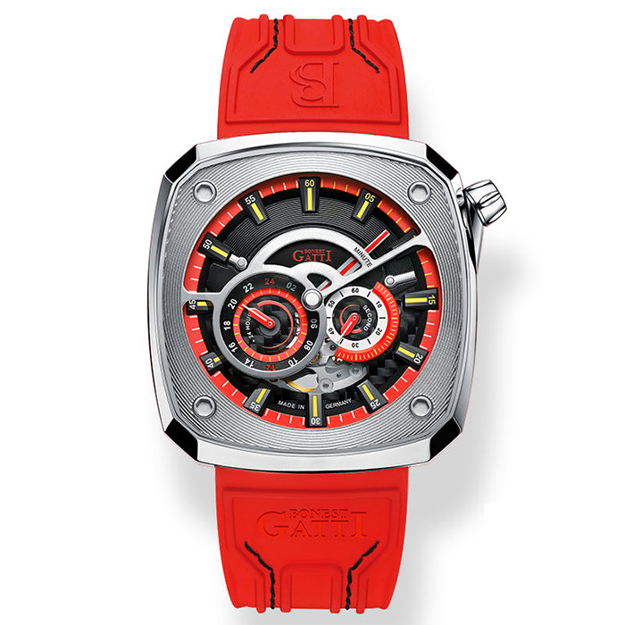 Bonest Gatti BG6601-A3 Red Cosmos Series Automatic Watch