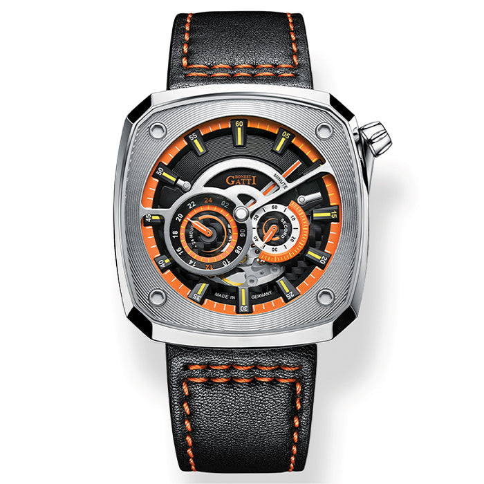 Bonest Gatti BG6601-B2 Orange Cosmos Series Automatic Watch