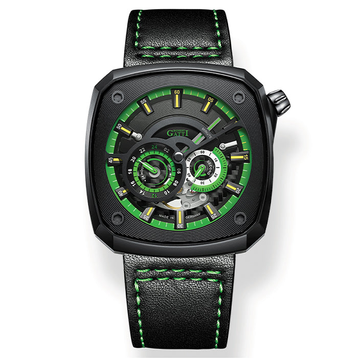 Bonest Gatti BG6601-B5 Green Cosmos Series Automatic Watch