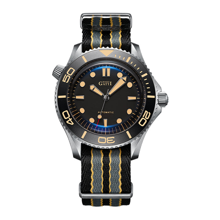 Bonest Gatti BG8001-C2 Black Classic Series Automatic Watch