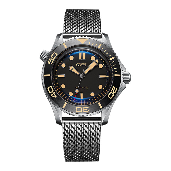 Bonest Gatti BG8001-M1 Black Classic Series Automatic Watch