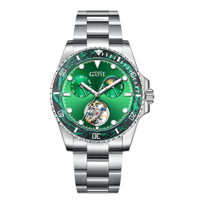 Bonest Gatti BG8003-S3 Green Classic Series Automatic Watch