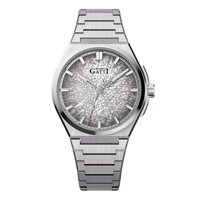Bonest Gatti BG8013-S2 Silver Classic Series Automatic Watch