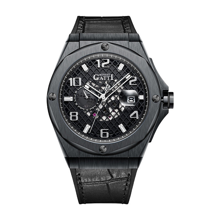 Bonest Gatti BG8701-B2 Black Cosmos Series Automatic Watch