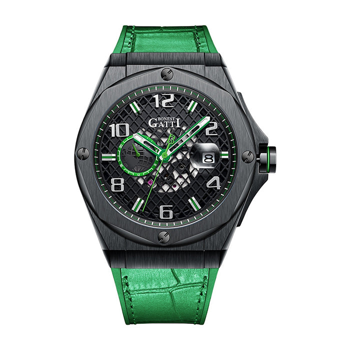 Bonest Gatti BG8701-B4 Green Cosmos Series Automatic Watch