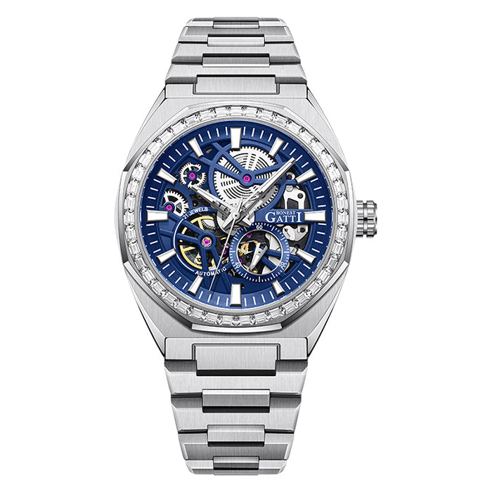 Bonest Gatti BG8801-S2 Blue Classic Series Automatic Watch