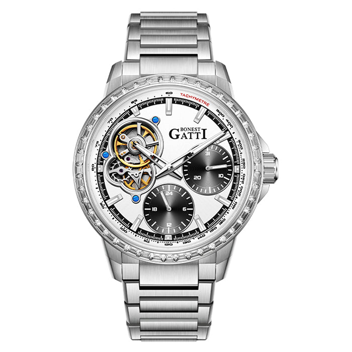 Bonest Gatti BG8802-S2 Silver Classic Series Automatic Watch