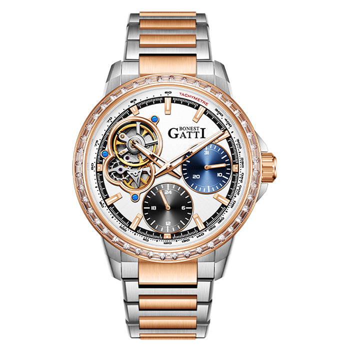 Bonest Gatti BG8802-S3 Rose Gold Classic Series Automatic Watch