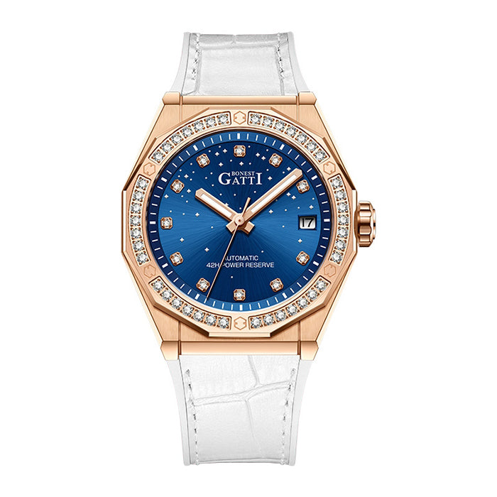 Bonest Gatti BG8902-L1 White Glow Series Automatic Women Watch