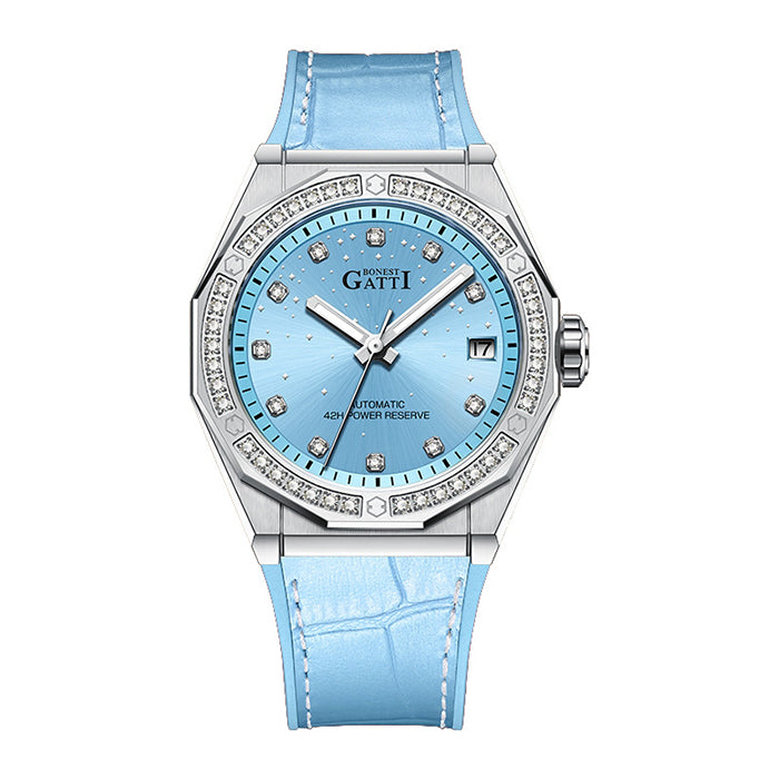 Bonest Gatti BG8902-L3 Blue Glow Series Automatic Women Watch
