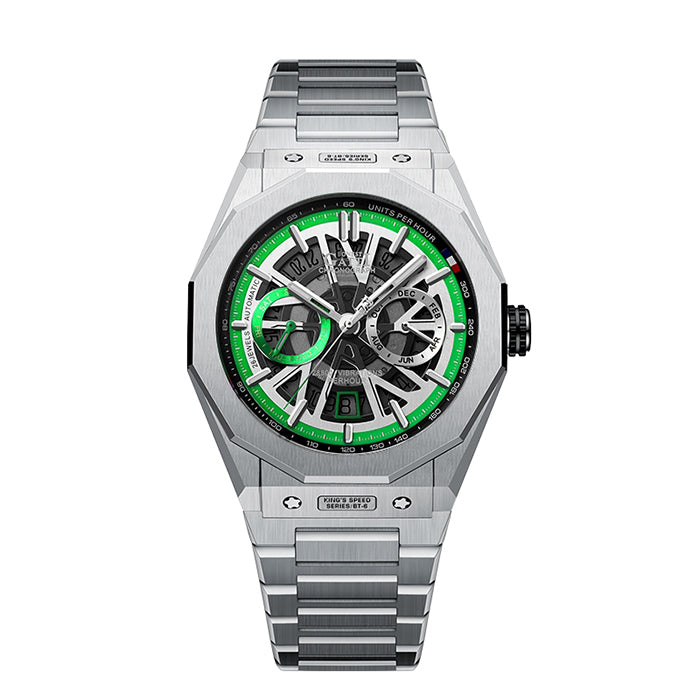 Bonest Gatti BG9601-S5 Green King Speed Series Automatic Watch