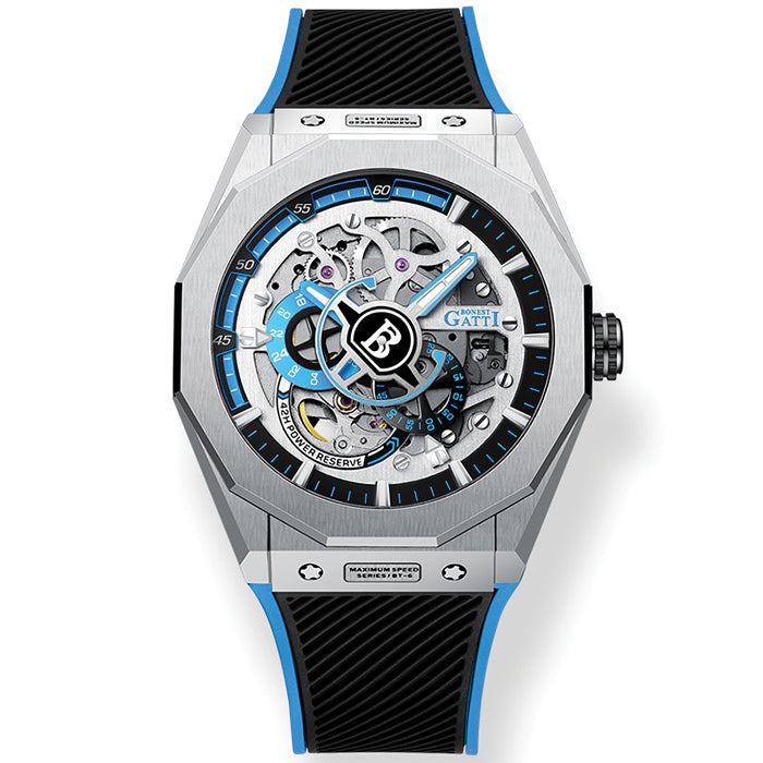 Bonest Gatti BG7601-A1 Blue Super Speed Series Automatic Watch