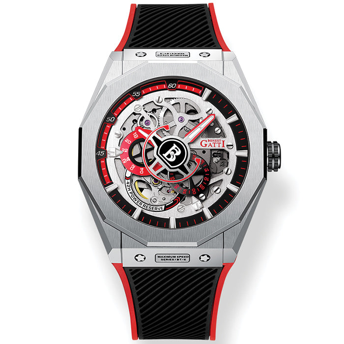 Bonest Gatti BG7601-A3 Red Super Speed Series Automatic Watch