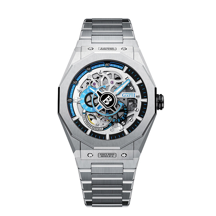 Bonest Gatti BG7601-S1 Blue Super Speed Series Automatic Watch