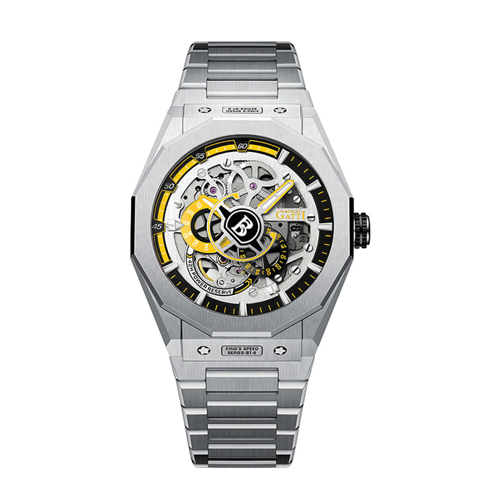 Bonest Gatti BG7601-S4 Yellow Super Speed Series Automatic Watch
