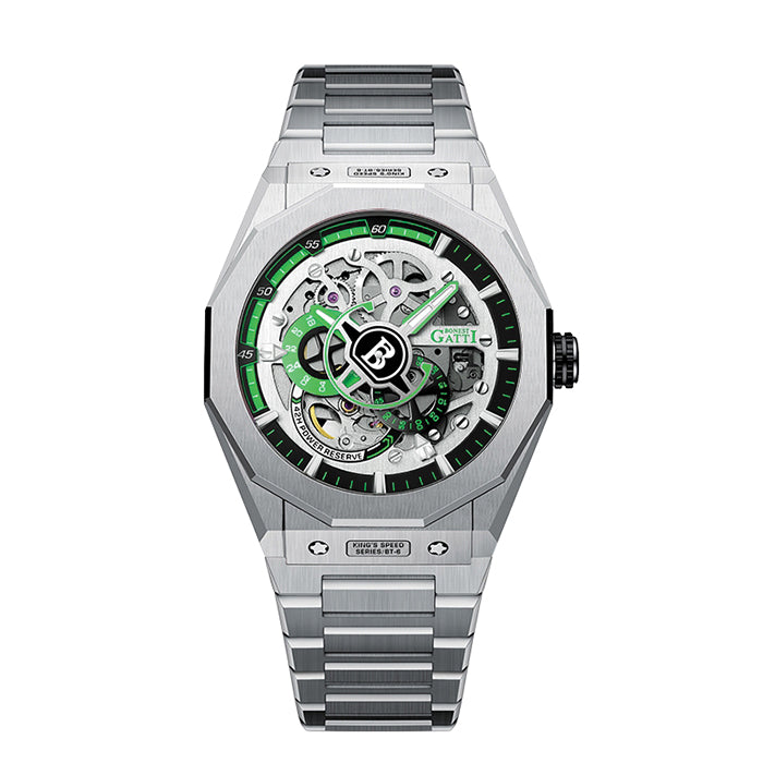 Bonest Gatti BG7601-S5 Green Super Speed Series Automatic Watch