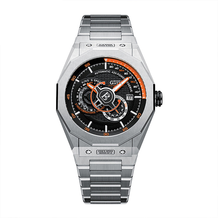 Bonest Gatti BG8601-S2 Orange Speed Series Automatic Watch