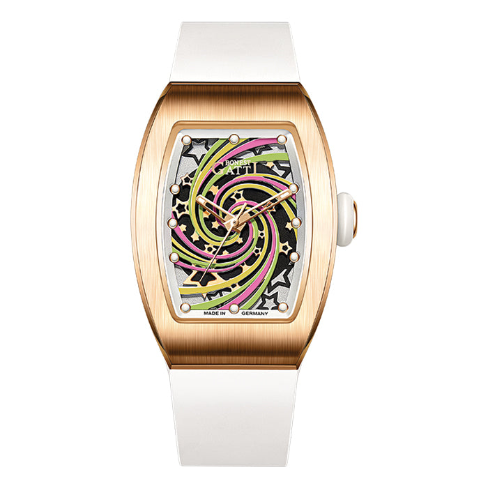 Bonest Gatti BG9901-L4 White Glow Series Automatic Women Watch