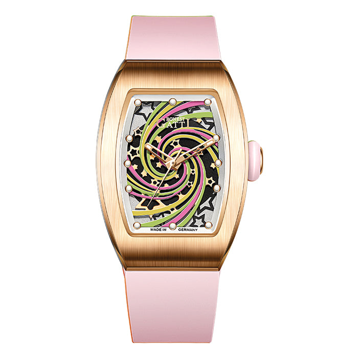 Bonest Gatti BG9901-L5 Pink Glow Series Automatic Women Watch