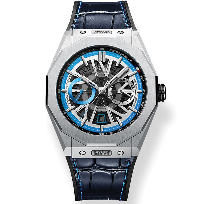 Bonest Gatti BG9601-B1 Blue King Speed Series Automatic Watch