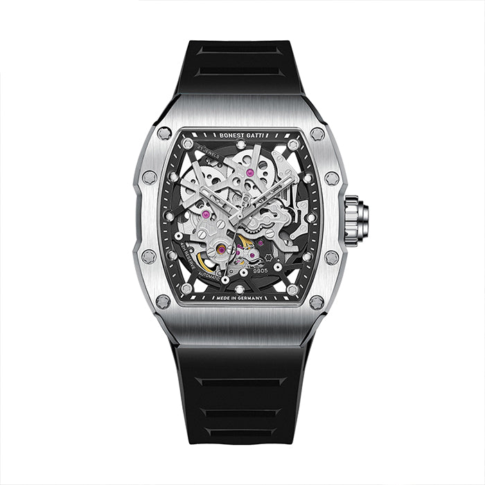 Bonest Gatti BG9905-A2 Silver Extreme Series Automatic Watch