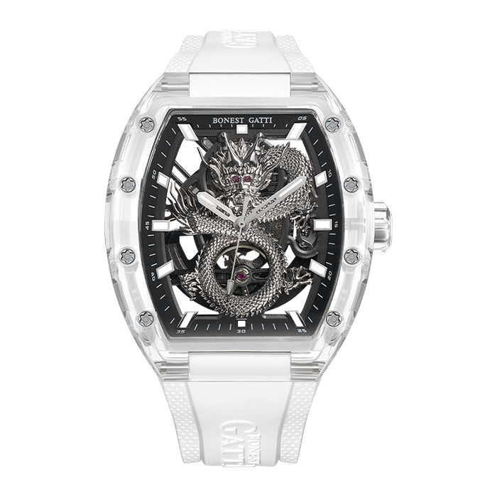 Bonest Gatti BG9980-A3 White Dragon Series Automatic Watch