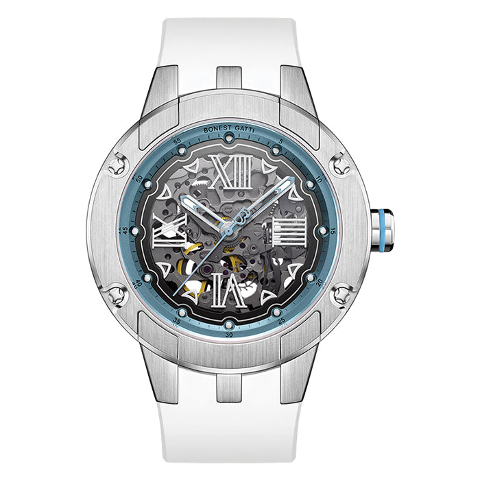 Bonest Gatti BG7701-A1 White Cosmos Series Automatic Watch