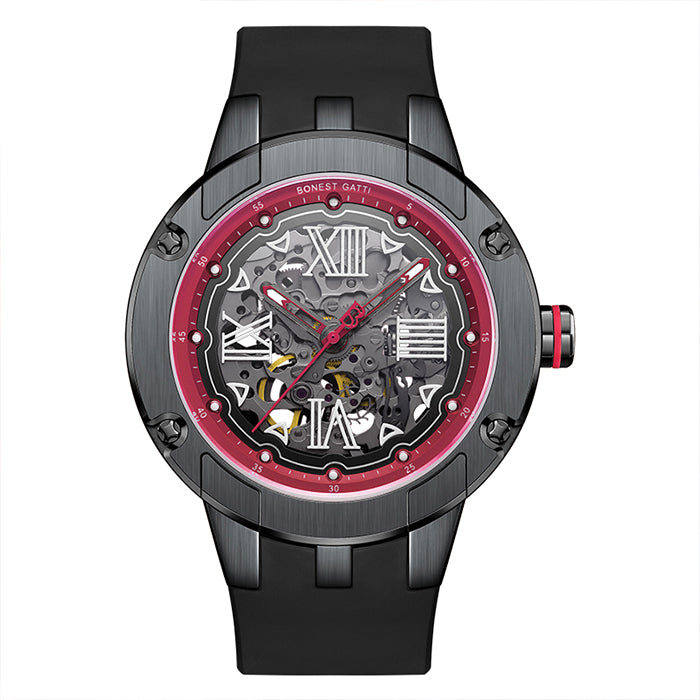 Bonest Gatti BG7701-A2 Red Cosmos Series Automatic Watch