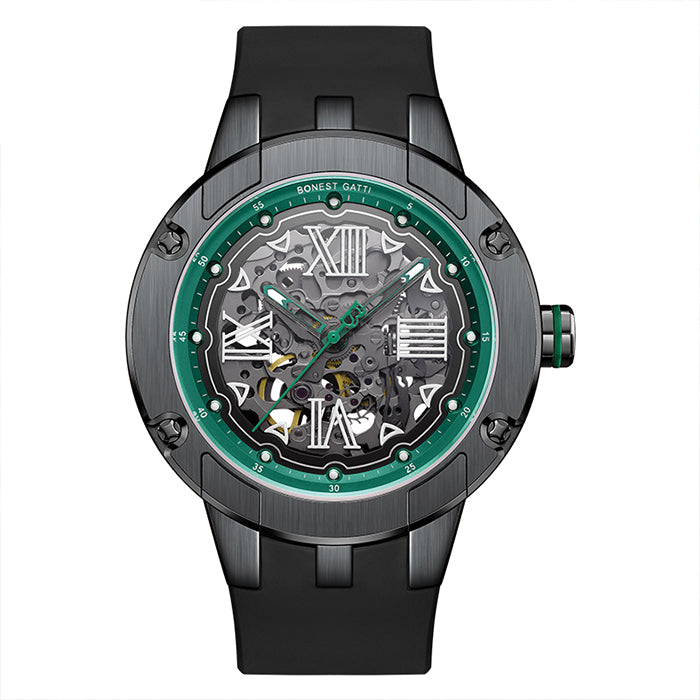 Bonest Gatti BG7701-A3 Green Cosmos Series Automatic Watch