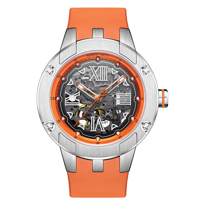 Bonest Gatti BG7701-A4 Orange Cosmos Series Automatic Watch