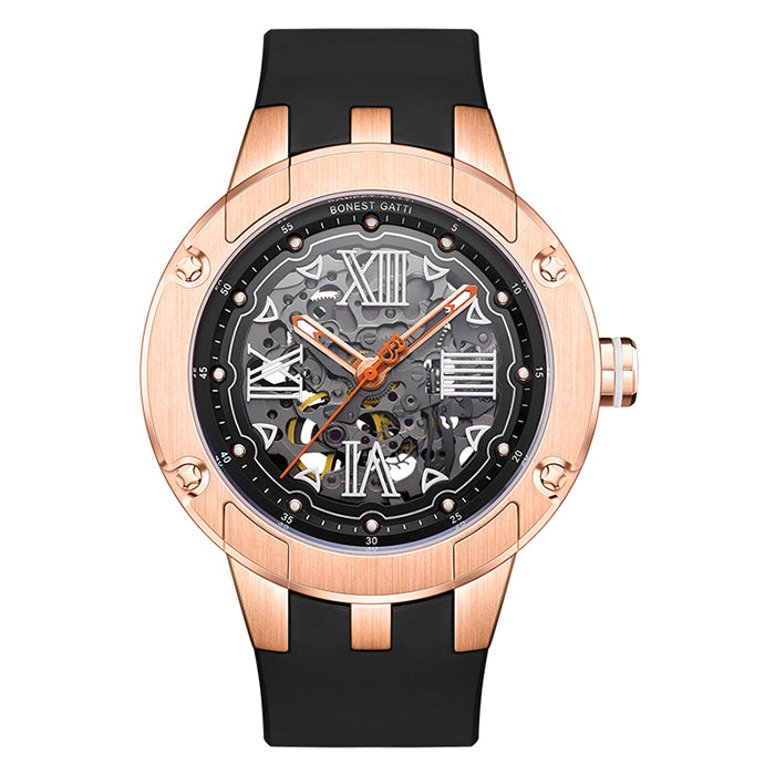 Bonest Gatti BG7701-A5 Rose Gold Cosmos Series Automatic Watch