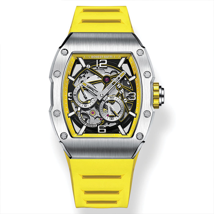 Bonest Gatti BG9903-A3 Yellow Extreme Series Automatic Watch