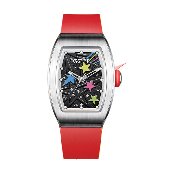 Bonest Gatti BG8901-L2 Red Glow Series Automatic Women Watch
