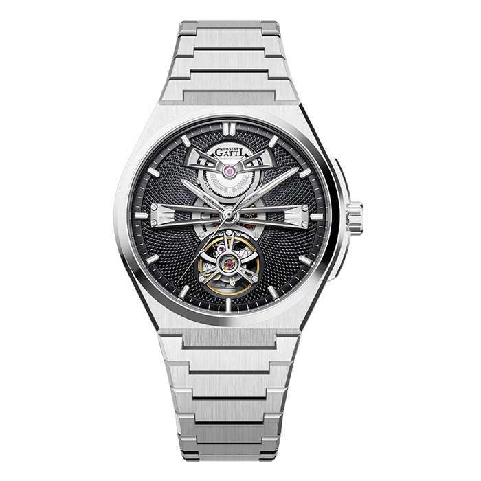 Bonest Gatti BG8014-S2 Silver Classic Series Automatic Watch