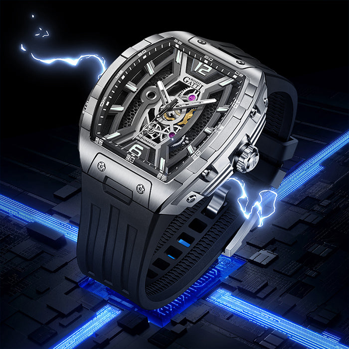 Bonest Gatti BG5601-A2 Silver Sword Series Automatic Watch