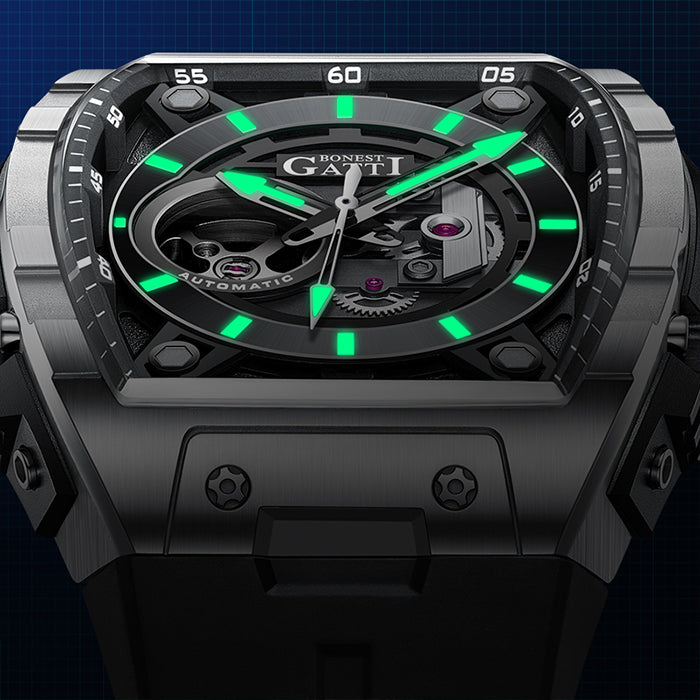 Bonest Gatti BG5602-A1 Black Sword Series Automatic Watch