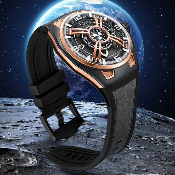 Bonest Gatti BG5803-A1 Black Cosmos Series Automatic Watch