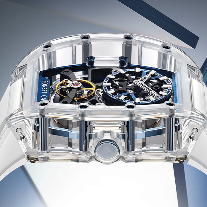 Bonest Gatti BG6005-R2 White Crystal Series Automatic Watch